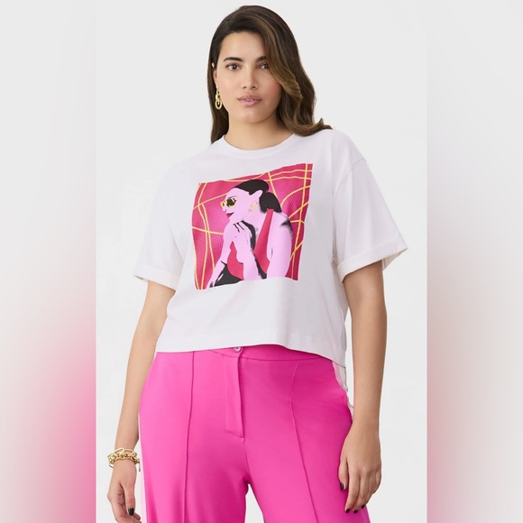 GSTQ Tops - GSTQ God Save The Queen boxy top “if it’s not Fun, I don’t want to do it” 2X NWT